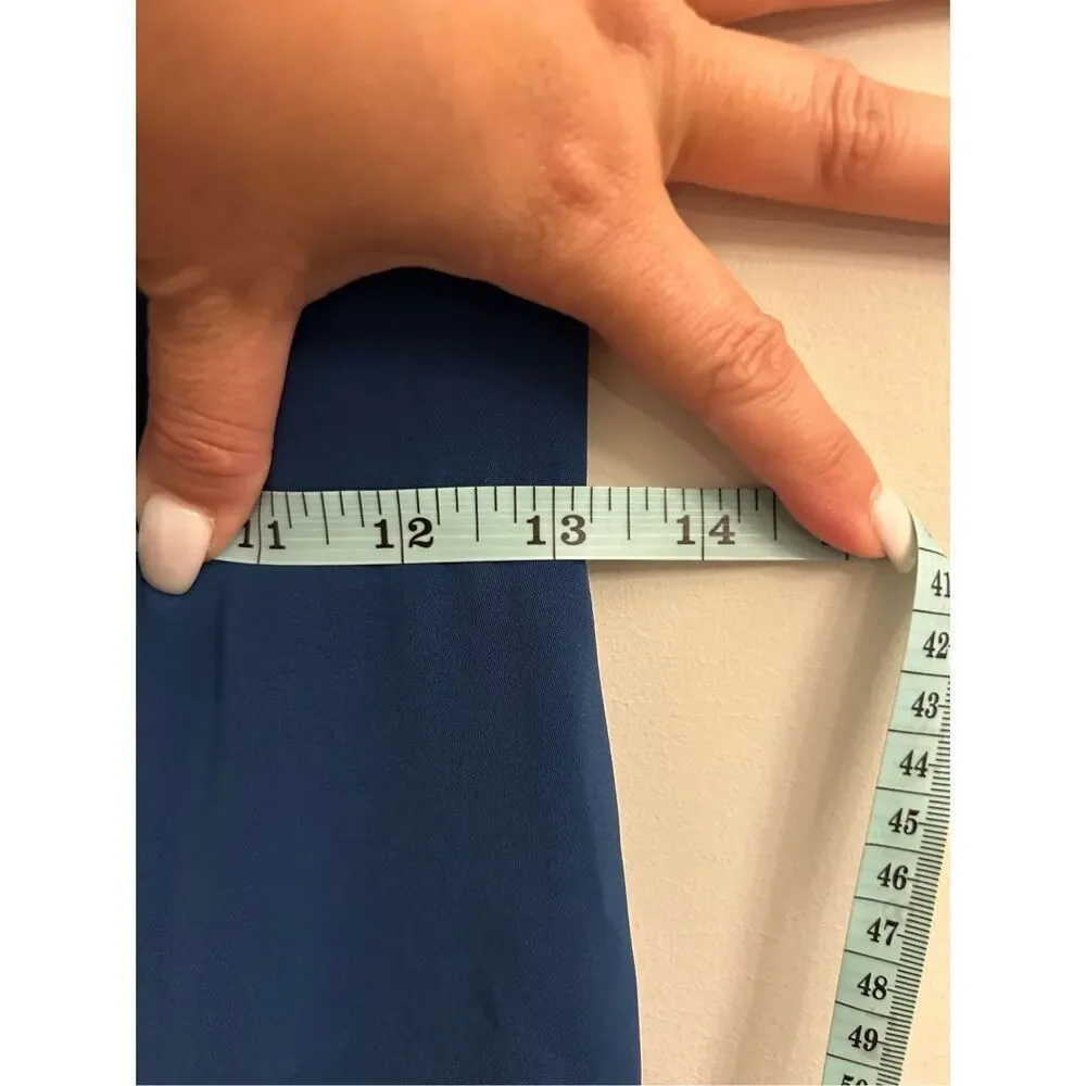 KEEPSAKE the Label Escape cowl neck pencil dress blue size S wedding party